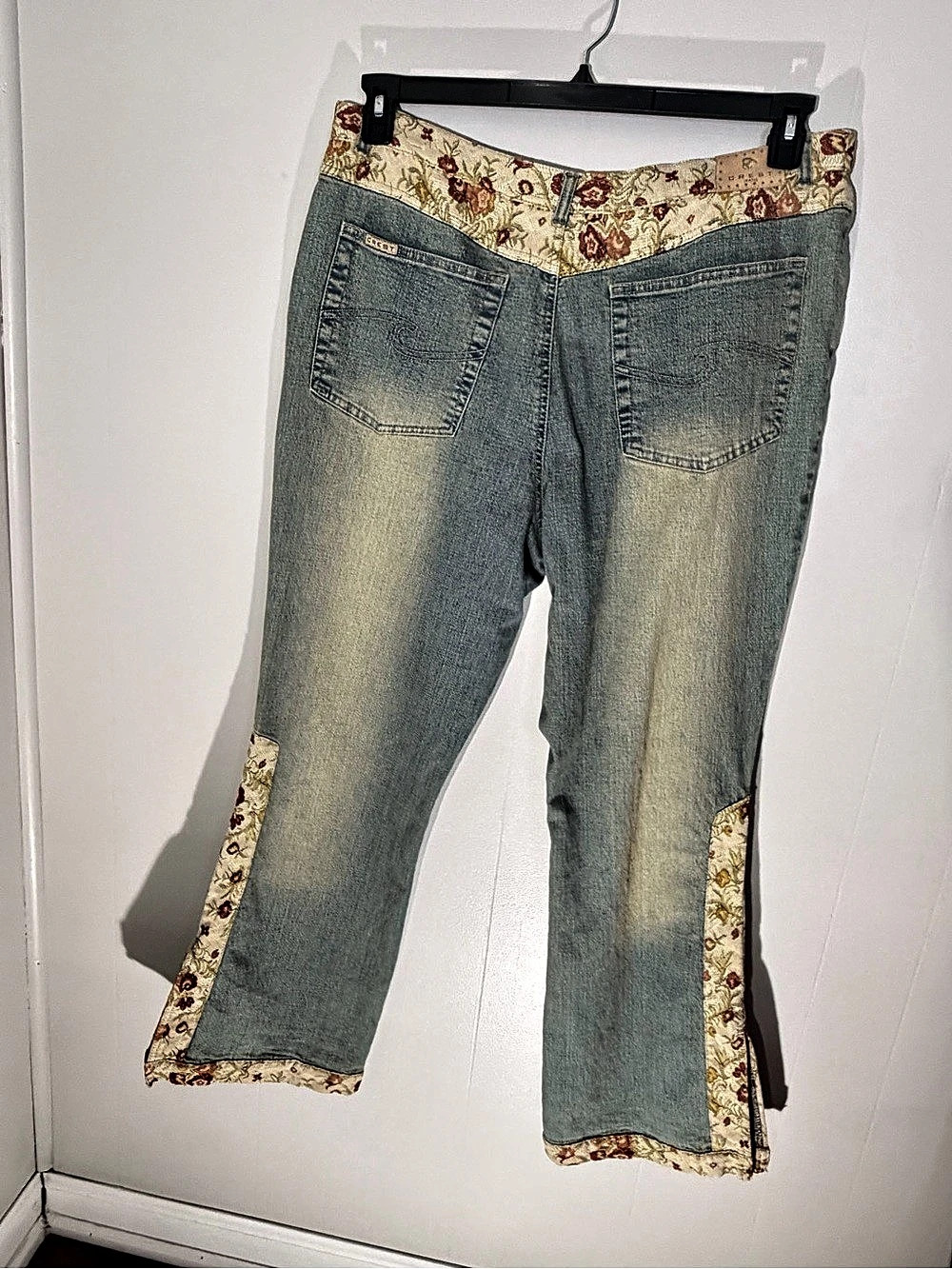 Vintage Crest The Collection Floral Boot Cut Jeans Plus Y2K Size 21/22 Boho - Picture 3 of 13